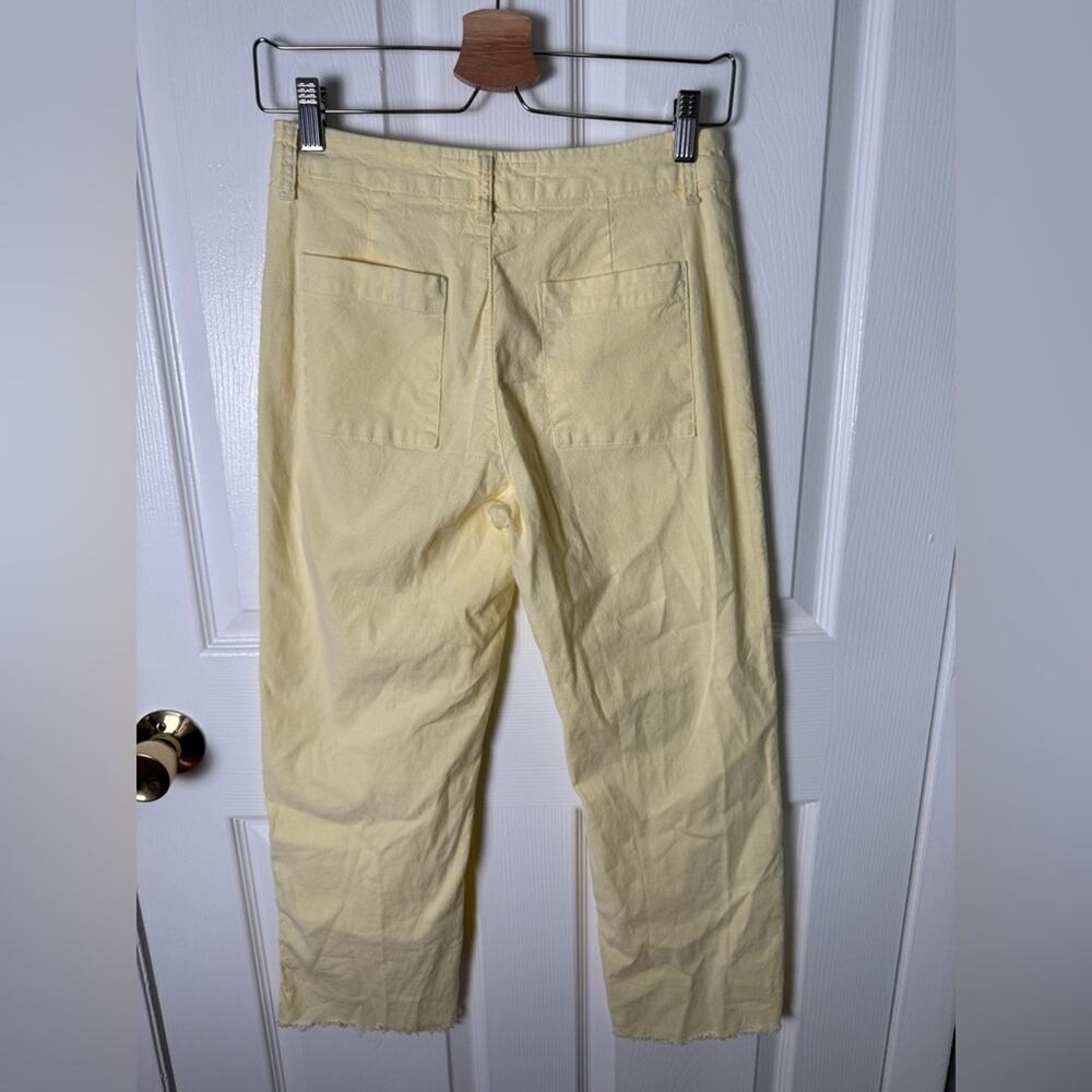 Frank & Eileen Kinsdale Performance Linen Blend Pants in Canary Yellow 2 - Picture 6 of 11